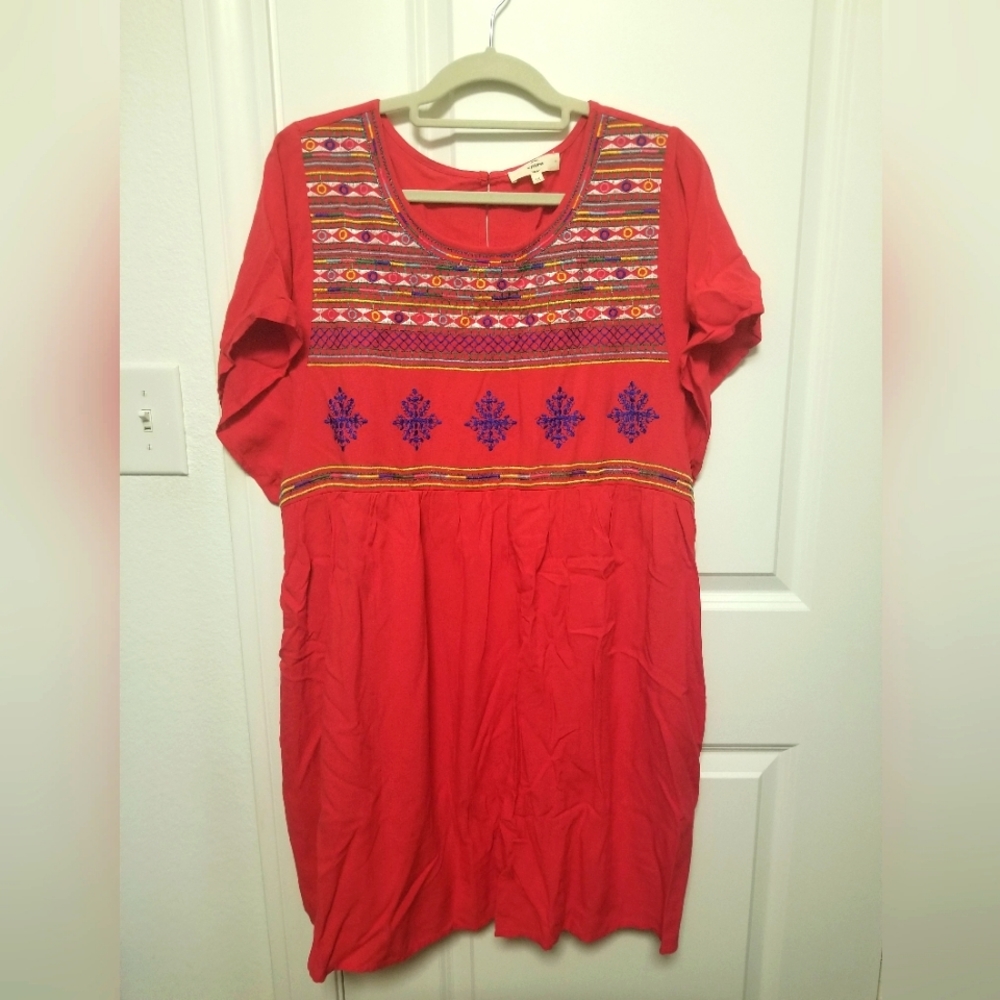 Entro dress w/ pockets, sz 1x